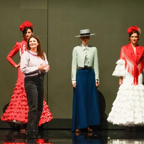Revuelo Ubaldo en pasarela SIMOF 2025, en Sevilla